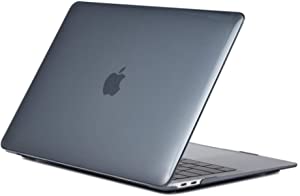 O Ozone Transparent Hard Case for Macbook Air M1 13 Inch Case MacBook Air Retina Cover ( M1 2020 / Macbook Air 2020 / 2019 / 2018 ) Compatible with A1932, A2179, A2337 Grey