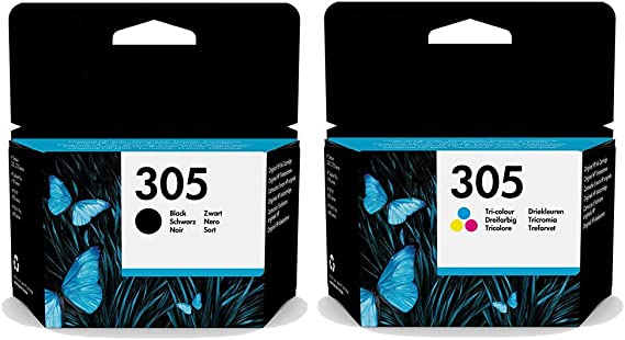 Compatible Ink cartridge set for HP 305 Black & Colors