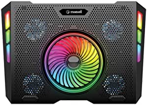Standard ICE06 Gaming Laptop Cooling Pad Stand – 5*RGB BIG Fans – 2*USB - Suitable for 12-17 inch laptops