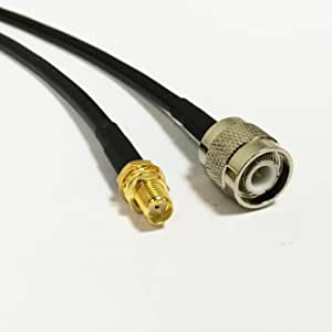 OHM - TNC male To SMA female cable RG58 50ohm 25 Meter length