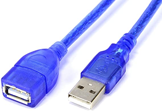 USB 2.0 Type A Male to USB Type A Female Extension Cable 3m -Blue
