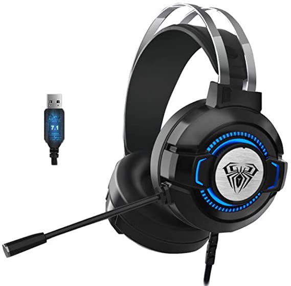 Headphone Gaming- Surround Sound - aula - Usp High Quality - rgp (Black)