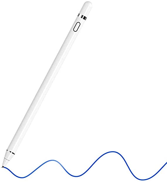 Stylus Pens for Touch Screens, Fine Point Stylist Pen Pencil Compatible with iPhone iPad Other Tablets (White)