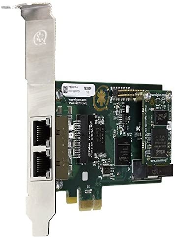 Sangoma Digium 1TE235F 2 Span Digital T1/E1/J1/Pri PCI-Express x1 Card