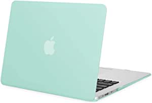 MOSISO Compatible with MacBook Air 13 inch Case (Models: A1466 & A1369, Older Version 2010-2017 Release), Protective Plastic Hard Shell Case Cover, Mint Green