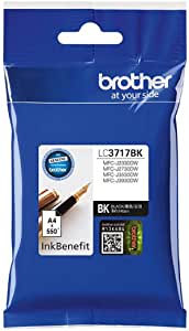 Brother Genuine LC3717BK High Yield Black Printer Ink Cartridge