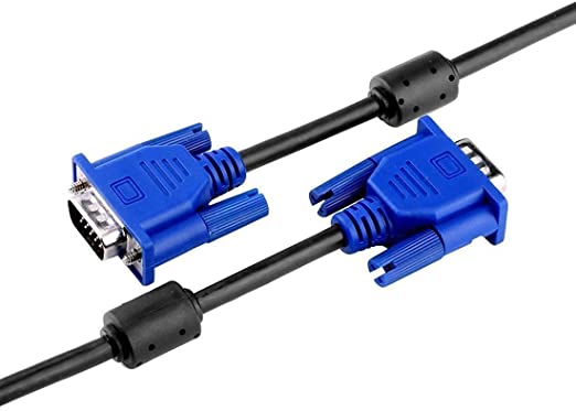 DD SON Male to Male VGA Cable 1 Meter, Support PC/Monitor/LCD/LED, Plasma, Projector, TFT (HRDFAB8)