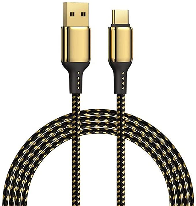WIWU GD-101 USB To Type-C 18K 20W Data Cable, Golden - 1.2m
