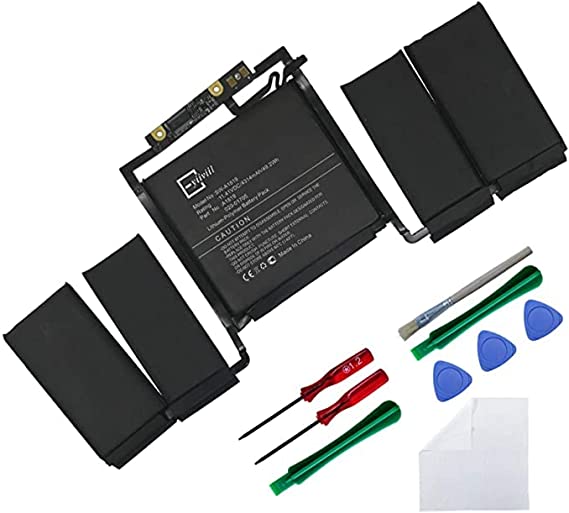 New Replacement Battery A1819 Compatible with Apple MacBook Pro 13' Touch Bar A1706 Late 2016 MLH12LL/A MPXV2LL/A Mid 2017