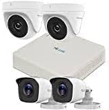 4 Pack Highlock 3.6 mm Lens Outdoor Cameras with DVR4 Output