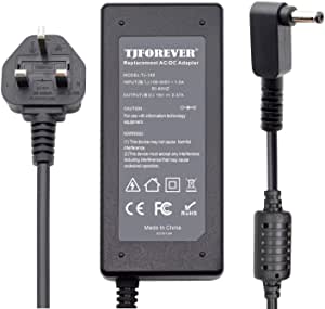 TJFOREVER 19V 2.37A 45W Laptop Charger for Asus x553m x540s x541u Zenbook ux305 ux305f ux310u ux303u Vivobook s200e Ultrabook Netbook Computer AC Adapter Power Supply Connector: 4.0 * 1.35mm