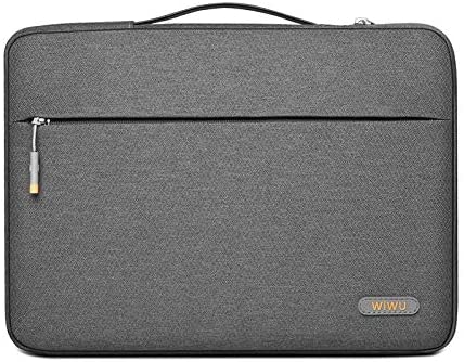 WIWU Pilot Water Resistant High-Capacity Laptop Sleeve Case, Grey - 15.4/16"