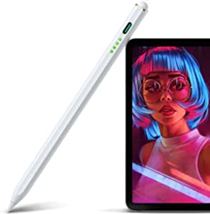 ANWAS iPad Pen with Palm Rejection,ipad Pencil Compatible with 2018-2022 Apple iPad Pro11/12.9 inch, iPad 6th/7th/8th/9th, iPad Mini 5th/6th,iPad Air 3rd/4rd, for Student Drawing&Writing
