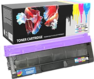 Prestige Cartridge SPC220E Laser Toner Cartridge for Ricoh Printer - Cyan