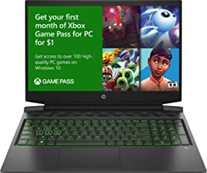 HP Pavilion 15-ec1010nia Gaming Laptop - Ryzen 7 4800H 8-Cores, 16 GB RAM , 1TB HDD + 256GB SSD, NVIDIA GeForce GTX 1650 Ti 4 GB GDDR6 Graphics , 15.6" FHD, Backlit Keyboard, Dos - Shadow black