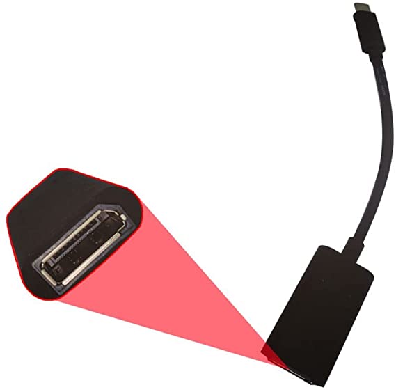 Type C to Display Port USB Cable Compatible with Monitors and Laptops