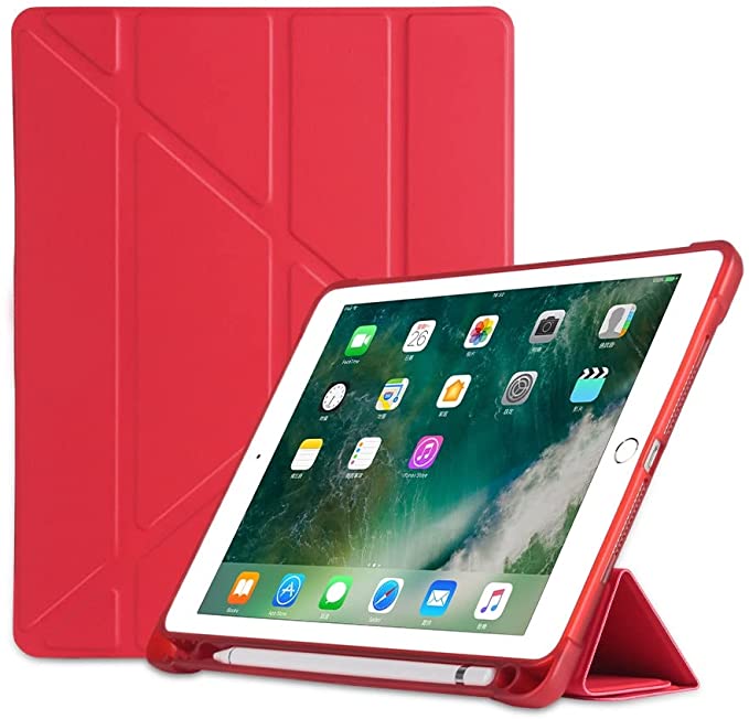 Silicone Smart Case For iPad 10.2 (red)