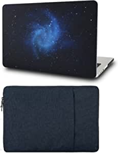 KECC Laptop Case Compatible with MacBook Pro 13" (2021/2020/2019/2018/2017/2016) with Sleeve Plastic Hard Shell A2338 M1 A2289 A2251 A2159 A1989 A1706 A1708 Touch Bar 2 in 1 Bundle (Blue)