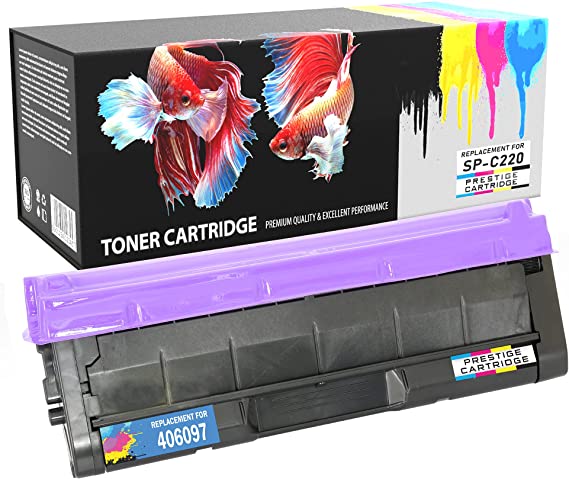 Prestige Cartridge SPC220E Laser Toner Cartridge for Ricoh Printer - Cyan