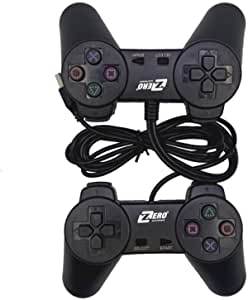 Zero Usb 2.0 Double Gamepad For PC OR LAPTOP - Black