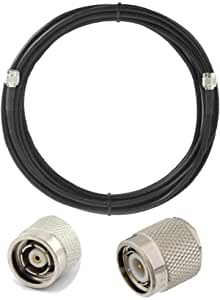 OHM - TNC male To RP-TNC male cable RG58 50ohm 20 Meter length