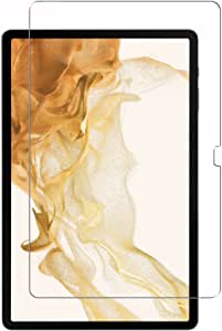 KP TECHNOLOGY Galaxy Tab S8 Plus Tempered Glass Screen Protector Easy Installation HD Clear shatterproof 9H Hardness and Anti Fingerprint Oleo-phobic Coating for Samsung Galaxy Tab S8 Plus 12.4" 2022