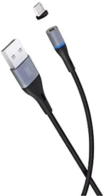 XO NB125 USB Data And Charging Cable Magnetic Micro 1M - Black