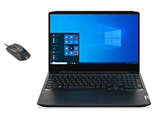 Lenovo IdeaPad Gaming 3 15ARH05 laptop - Ryzen 5 4600H 6-Core, 16 GB RAM , 1TB HDD and 128 GB SSD, NVIDIA GeForce GTX 1650 4GB GDDR6 Graphics, 15.6 Inch FHD IPS 120 Hz Dos - Onyx Black