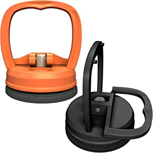 Universal disassembly Suction Cups Mini dent Puller Screen Opening Tool for ipad Removal Cup for iPhone iMac Computer Repair Tool kit Phone Repair Suction Cup (Orange-Black)