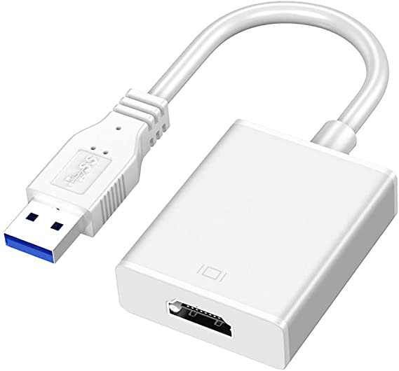 USB to HDMI,USB 3.0 to HDMI Adapter Cable Multi-Display Video Converter- PC Laptop Windows XP 7/8/8.1/10,Desktop, Laptop, PC, Monitor, Projector, HDTV[Not Support Chromebook]