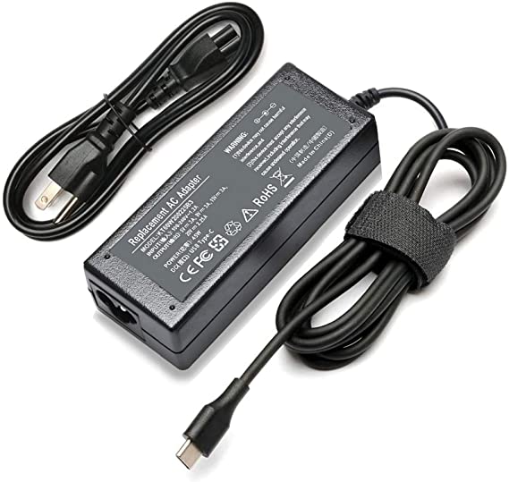45W USB C Type C Charger for Samsung Chromebook 4 4+ Plus V2 XE350XBA XE310XBA XE510C24 XE513C24 XE521QAB XE520QAB XE525QBB XE310XBA-K01US XE350XBA-K01US XE350XBA-K02US XE350XBA-K03US Notebook 9 Pro