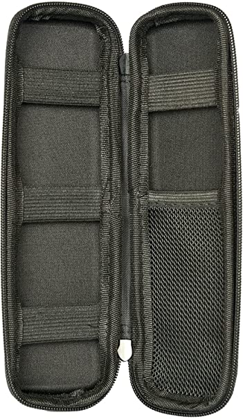 M.G.R.J® Portable Carrying Case Cover Compatible for Apple Pencil 1st & 2nd Gen, Samsung Stylus/Surface Pen, USB Cable, Earphone, Fountain Pen (Black)