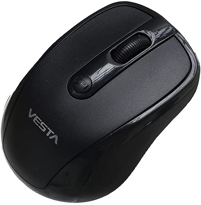 Vesta 5GHz Wireless Mouse With BlueSensor - Black