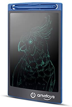 Ametoys 8.5-Inch LCD Writing Tablet Drawing and Writing Board Office Note-taking Great Gift for Kids(one year gurantee) (one year warranty)