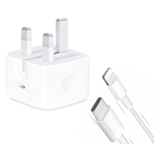 [Apple MFi Certified] iPhone Charger Plug & USB C to Lightning Cable PD Charger Data Lead Type-C Power Delivery Wall Plug Compatible with iPhone 13 12 11 Pro Max XR XS X 8 Plus SE,iPad (2M,White)