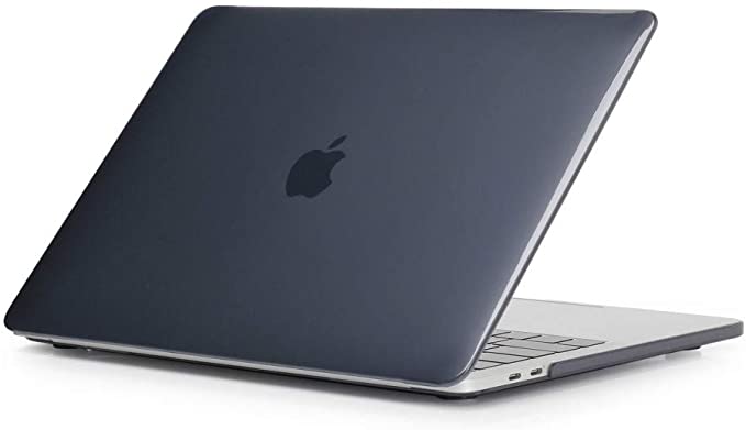 O Ozone Transparent Hard Case for Macbook Air M1 13 Inch Case MacBook Air Retina Cover ( M1 2020 / Macbook Air 2020 / 2019 / 2018 ) Compatible with A1932, A2179, A2337 Matte Black