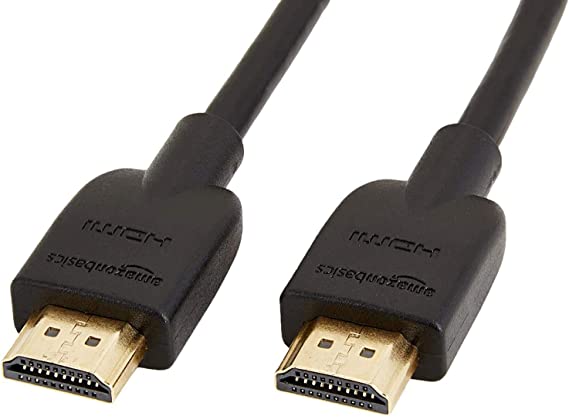 AmazonBasics High-Speed 4K HDMI Cable, 3 Feet, 2-Pack