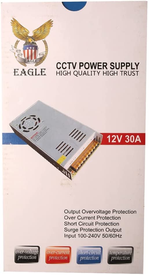 Power supply 12v/30A Eagle 5channel Output