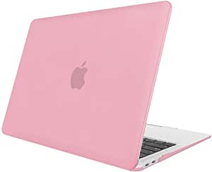 MacBook Air 13 Inch Case A1932 (2018 Release) - Protective Snap On Hard Shell Cover for New MacBook Air 13 Retina Display with Touch ID, Pink