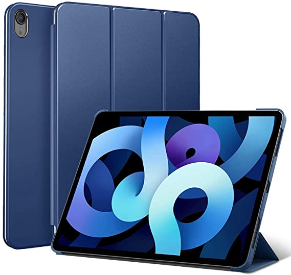 Smart Case Compatible with iPad Mini 6 Case 8.3 Inch 2021 iPad Mini 6th Generation Smart Case Flip Cover Leather Case Soft TPU Back And Trifold Stand With Auto Sleep (Blue)