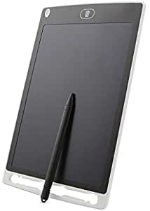 LCD Writing Tablet 8.5 Inch Doodle Pad Portable Electronic Writer Environmental Writing and Drawing Memo Board with Stylus for Kids Adults (White)(one year gurantee) (one year warranty)