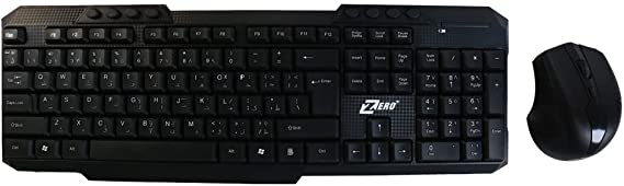 Wireless keyboard and mouse combo Mechanical Laptop Keyboard, Compact Wired PC Keyboard with 89 Keys Gaming Keyboard for PC/Laptop (Black)