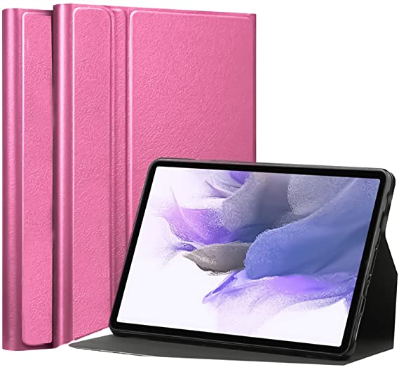 Full Cover Case Compatible with Lenovo Tab M10 HD 2nd Gen 10.1 inch 2020 Flip Cover Leather Stand Case Soft TPU Back For Lenovo Tab M10 (Gen 2) Model TB-X306X/ TB-X306F (Pink)