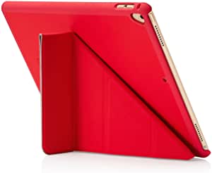 Pipetto Origami iPad Case Pro 12.9" (2nd Gen) with 5 in 1 stand & auto sleep/wake function Red