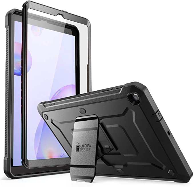 SUPCASE Unicorn Beetle Pro Case Designed for Galaxy Tab A 8.4 Case 2020, with Built-in Screen Protector Full-Body Rugged Heavy Duty Case for Galaxy Tab A 8.4 SM-T307 2020 Release (Black)