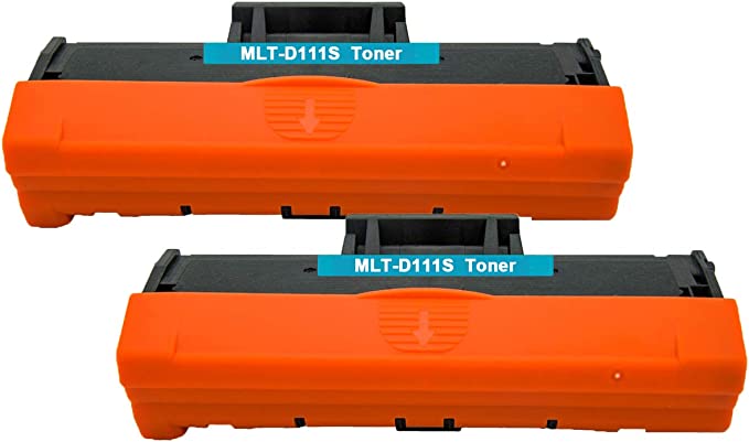 InkSpire 2PK Compatible Toner Cartridges 111S for Samsung M2070W M2020 M2070 M2022 M2022W M2071 M2071W M2070F M2071FH SL-2022W SL-2020W SL-2070W (2 Pack)