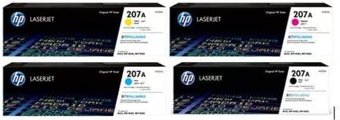 HP Original Toner Multipack 207A (1 x W2210A W2211A W2212A W2213A) for HP Color Laserjet Pro M255 M282 M283