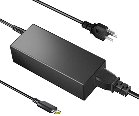 USB C Laptop Charger, 65W Fit for HP ChromeBook 11, 13, 14 & Spectre & EliteBook x360 Elite x2 Series, Type C AC Adapter Power Cord