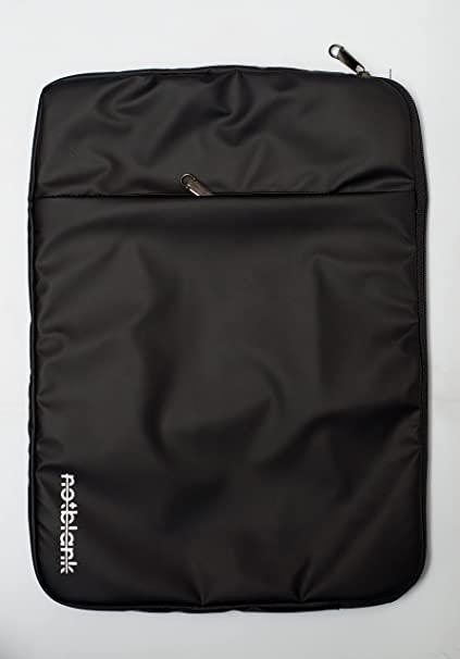Notblank Black Laptop Sleeve, Waterproof MacBook Sleeve 15.6 inch