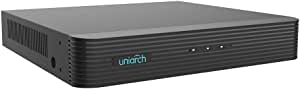 Uniarch NVR - Surveillance Camera Network Video Recorder Support Connection to IP and Hard Dask Cameras (4 Channel POE Recording 8 Mb)